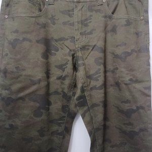 FOREVER 21 MEN SLIM CAMO PANTS